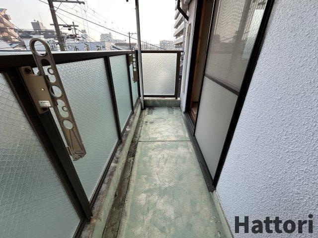 豊町ヴィラのバルコニー