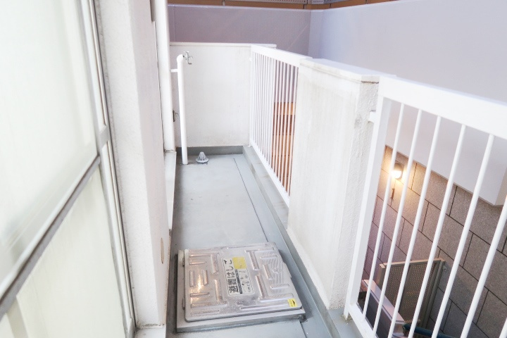 ドムスアルバのバルコニー