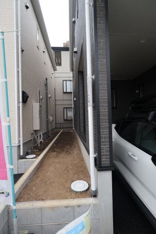 《仲介手数料無料》桜区町谷３丁目24-1(1号棟)新築一戸建てクレイドルガーデンの外観|撮影日 2025年10月9日 16:15 曇り