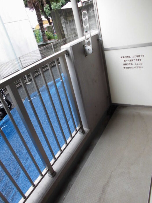 メイプルヒルズのバルコニー