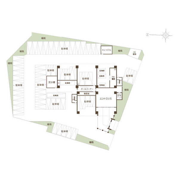 プレジオ永和ASIANの区画図