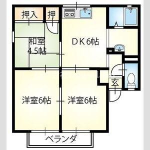 ヤマイチＰＬＡＺＡサニータウン園部の間取り