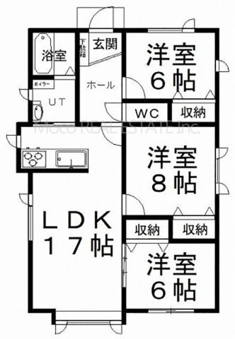 【間取り】 | 北見市美山町中古住宅