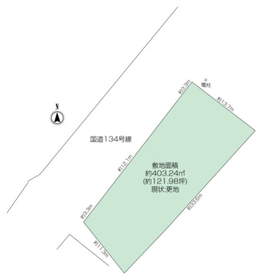 長沢1丁目金田湾(海)が目の前の売地の画像