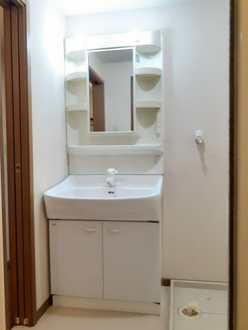 フォンテーヌ・パレスＢの洗面所|広い洗面スペース