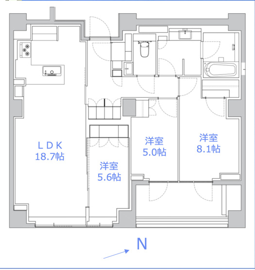 【間取り】 | ★仲介手数料無料★ザ・パークハウスグラン南青山高樹町（明治から医療環境、大正から教育環境が整い始めた歴史ある地）