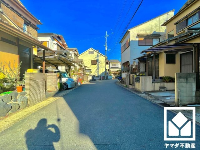 宇治市槇島町一ノ坪　第1　1号地の前面道路含む現地写真