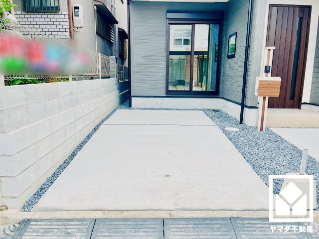 八幡市八幡山田　第3　3号棟の駐車場