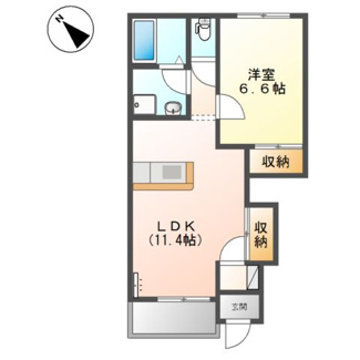 【間取り】 | スターテラス２２　Ａ棟