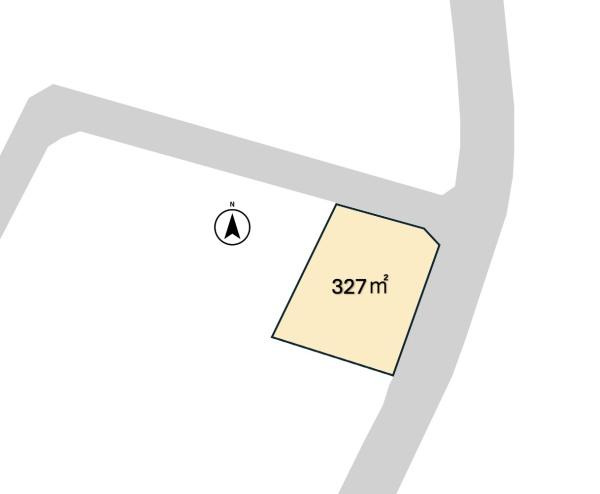 嬬恋村大字鎌原土地の土地図