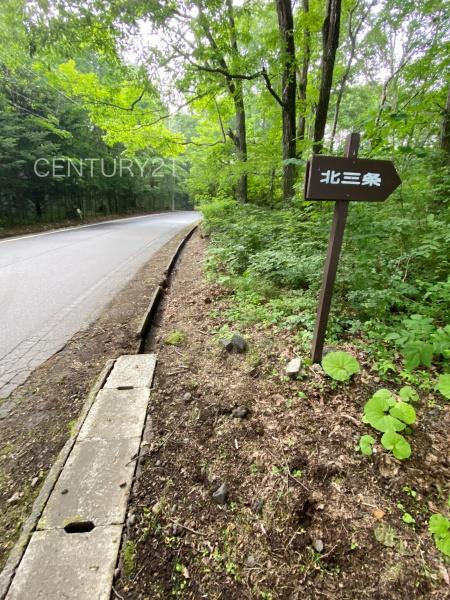 嬬恋村大字鎌原土地の前面道路含む現地写真