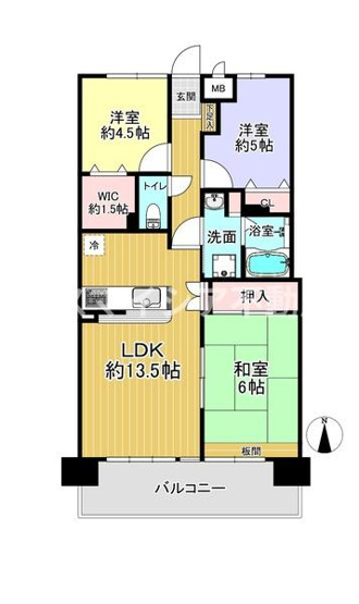 【間取り】 | M’プラザ枚方弐番館