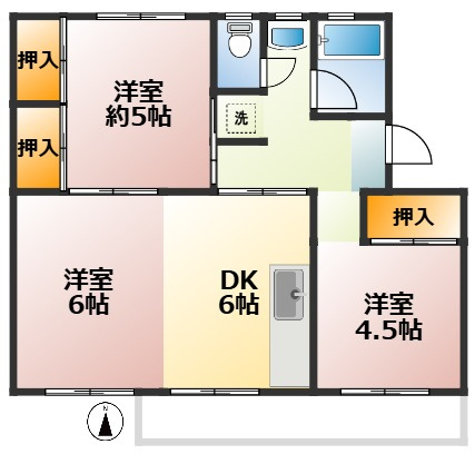 【間取り】 | 新多聞第二住宅  | ☆神戸市垂水区　新多聞第二住宅☆