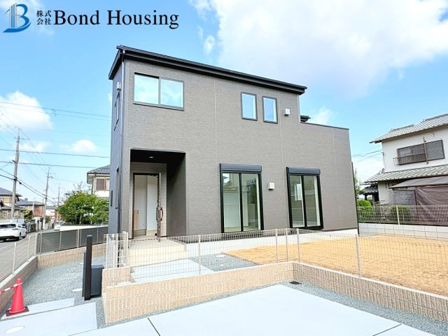 駐車スペース3台・WIC等収納豊富　桜が丘西町　全1棟の外観パース