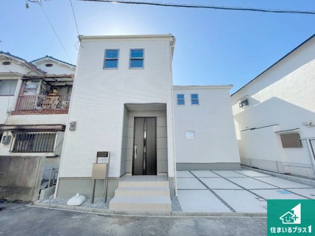 伊丹市南野　第4期　新築一戸建ての外観|お客様に長く安心して住んでいだだける事にこだわった家づくり！住んでからのアフターサービスにもしっかりと取り組んでいます！