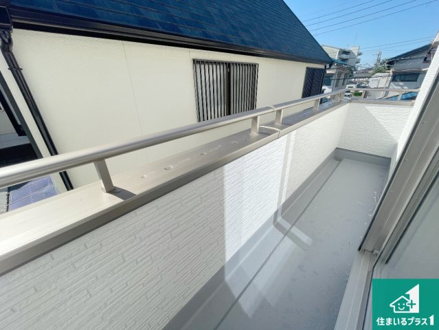 伊丹市南野　第4期　新築一戸建てのバルコニー|日当たりのよいバルコニー！お部屋が開放的に！