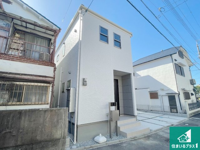 伊丹市南野　第4期　新築一戸建ての外観|お客様に長く安心して住んでいだだける事にこだわった家づくり！住んでからのアフターサービスにもしっかりと取り組んでいます！