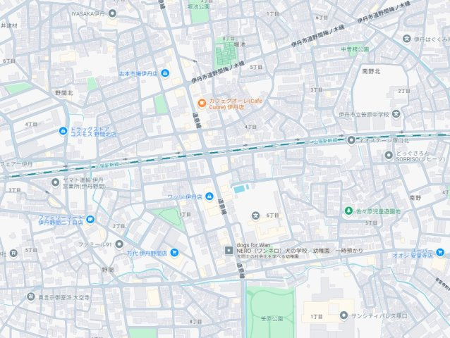 伊丹市南野　第4期　新築一戸建ての地図