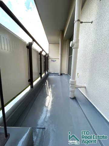 東大路高野第2住宅 第3号棟のバルコニー