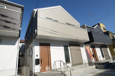 【外観】 | 座間市東原1丁目　新築戸建て　全3棟【仲介手数料無料】 | 海老名市を中心に地域密着で営業♪不動産のことなら「大樹不動産」へ