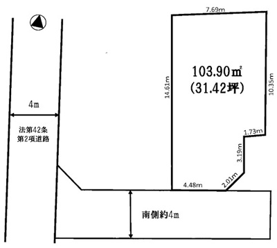 【区画図】 | 東大和市向原6丁目/売地