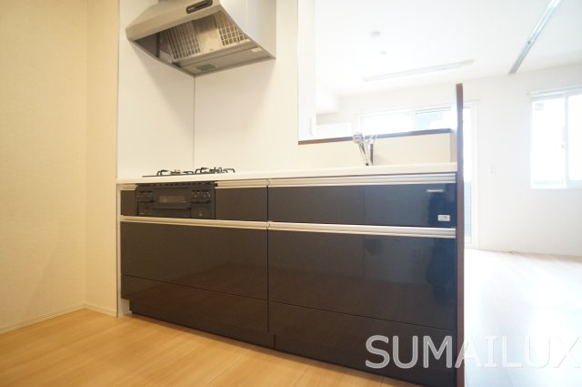 熊本市南区八幡９丁目のアパートのキッチン