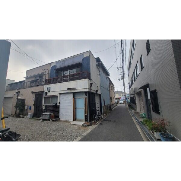 大阪市東住吉区矢田４丁目の店舗事務所の外観