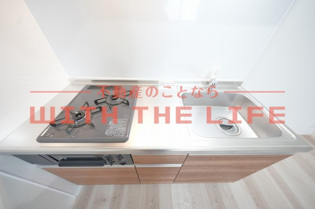 pionierⅠ【キャッシュバック対象物件】のキッチン|コンパクトなキッチンで掃除もラクラク