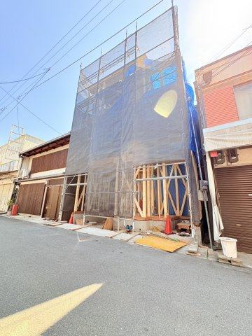太秦安井藤ノ木町の前面道路含む現地写真