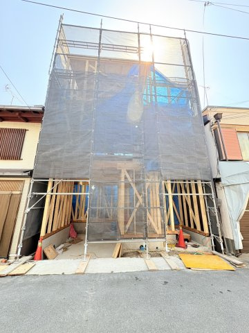 太秦安井藤ノ木町の前面道路含む現地写真