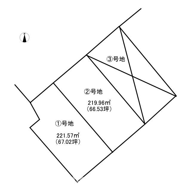 清武町加納下岩見田甲の土地図|①号地