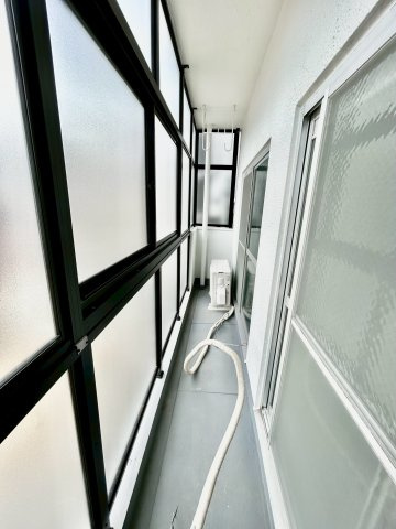 フレスマンション江坂のバルコニー