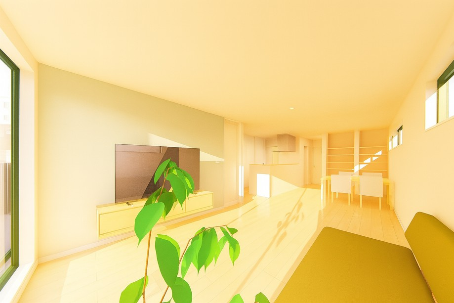 中央区関屋田町3丁目　2号棟　新築戸建の内観：施工例