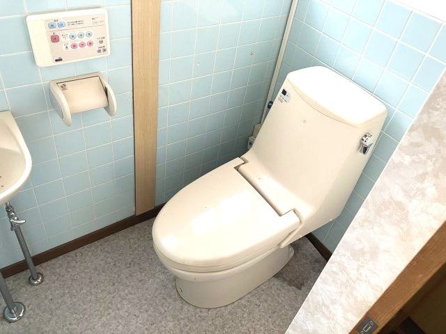 日高町鶴岡　中古戸建　7DKのトイレ