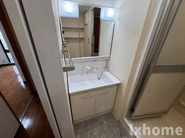 サワン東太田の洗面所|スペースが確保できる洗面所です