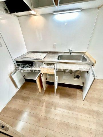 パロス江坂垂水町アイシアのキッチン|キッチン下収納