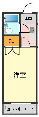 メゾンド一之江の間取り