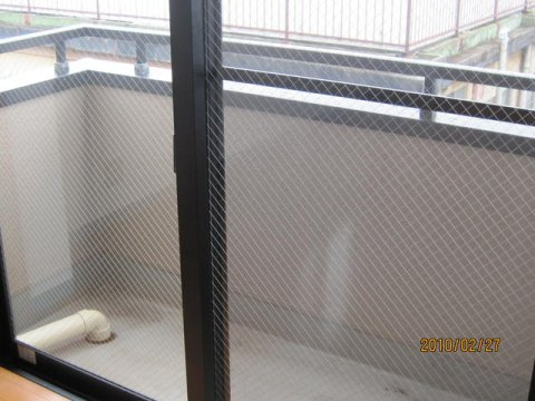 メゾンオクガワのバルコニー