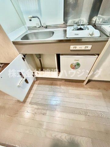 クィンシ-江坂のキッチン|キッチン下収納