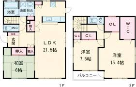 彩都あさぎ6丁目戸建の間取り