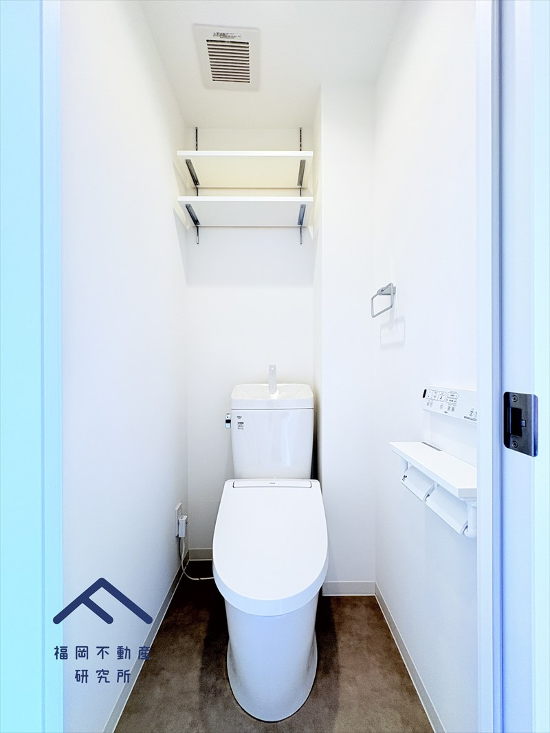 愛宕山ハイリビングのトイレ|LIXIL製のトイレに新品交換済みです