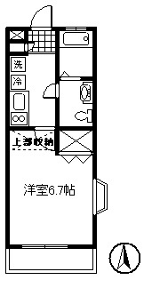 小金井市梶野町４丁目の賃貸マンションの間取り