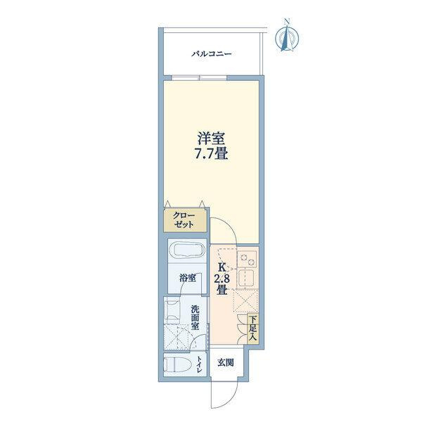 ウェルスクエア茨木駅前の間取り