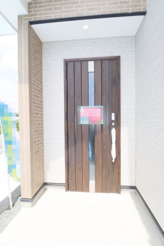 矢吹町八幡町　　　５号棟　　善郷小学校、矢吹中学区の玄関