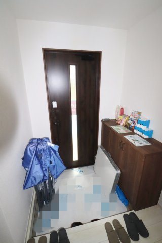 矢吹町八幡町　　　５号棟　　善郷小学校、矢吹中学区の玄関