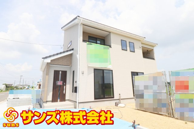 矢吹町八幡町　　　５号棟　　善郷小学校、矢吹中学区の外観|南側から見た外観