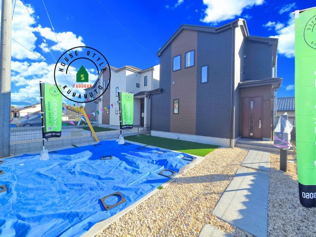 菊池郡菊陽町原水第1-3棟（A号棟）の外観|デザイン性のある外観です。