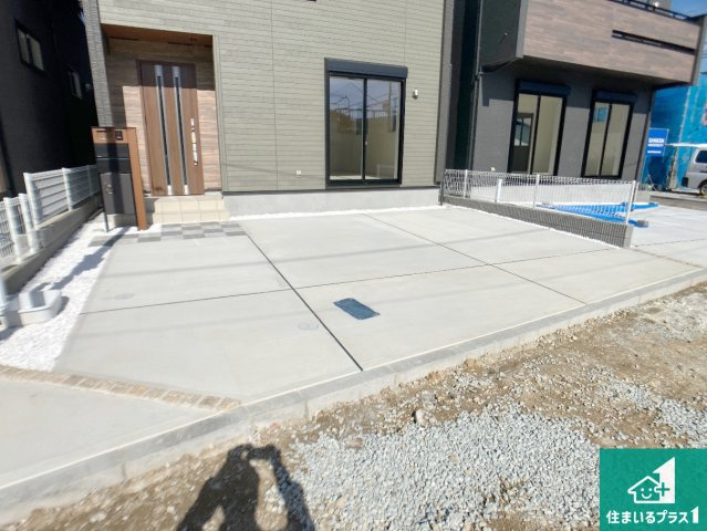 加古川市野口町坂元　新築一戸建ての駐車場|駐車スペース！散水栓があるので、こまめに愛車を洗えます！