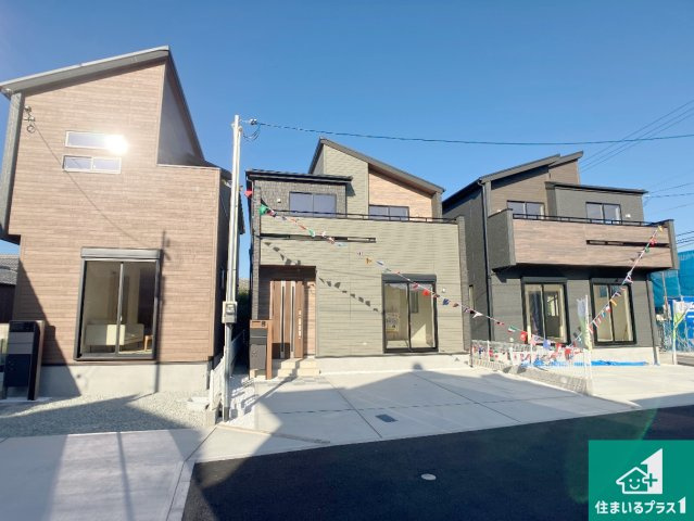 加古川市野口町坂元　新築一戸建ての外観|安心の10年保証！外観を美しく保ち、雨水で汚れを落とします！気になることがありましたら、お気軽にお問い合わせください！