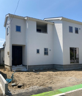 【外観】 | 新築　新潟市西区寺尾上第3  1号 | 現在建設中です！
しばらくお待ちください。R7年1月完成予定(^^♪